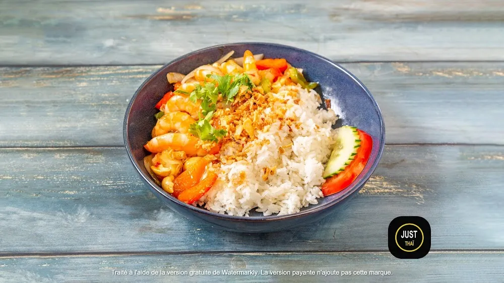 Khao Saparod Crevettes