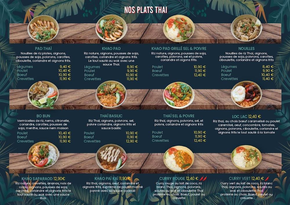 Just thaï Bonnieres sur Seine - Menu Image 1