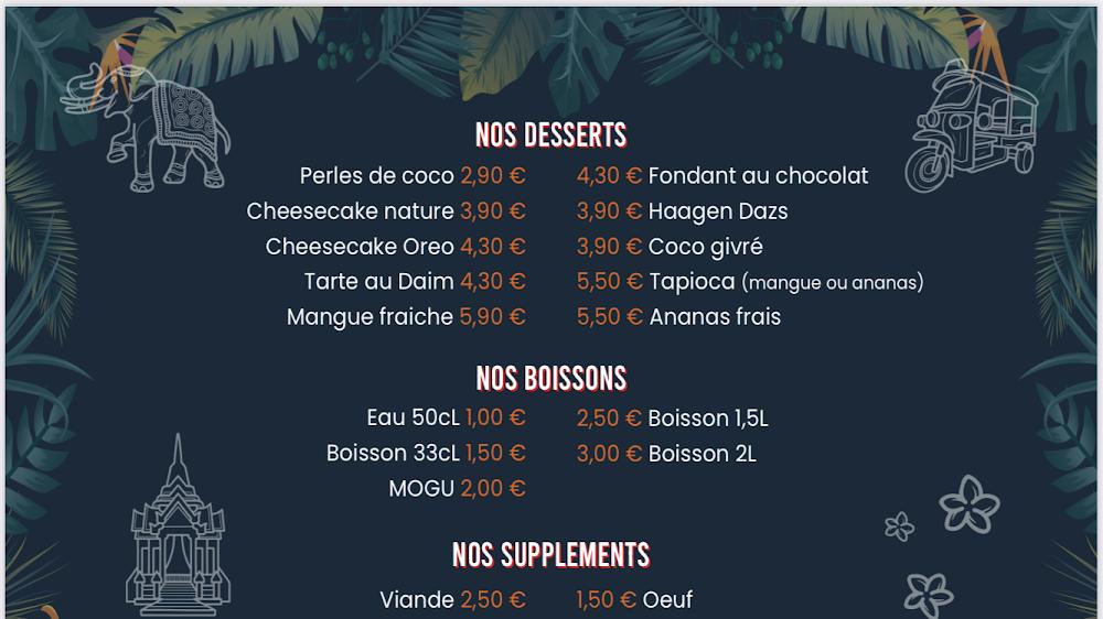 Just thaï Bonnieres sur Seine - Menu Image 3